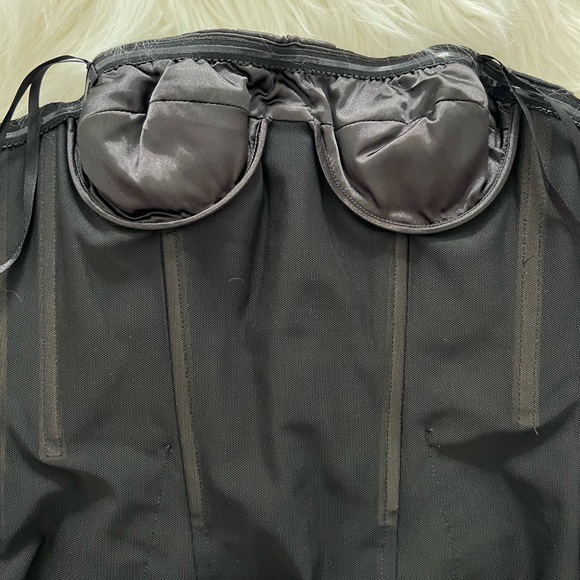 BCBG MaxAzria Satin Ribbon Strapless Corset-Size S - Picture 8 of 8